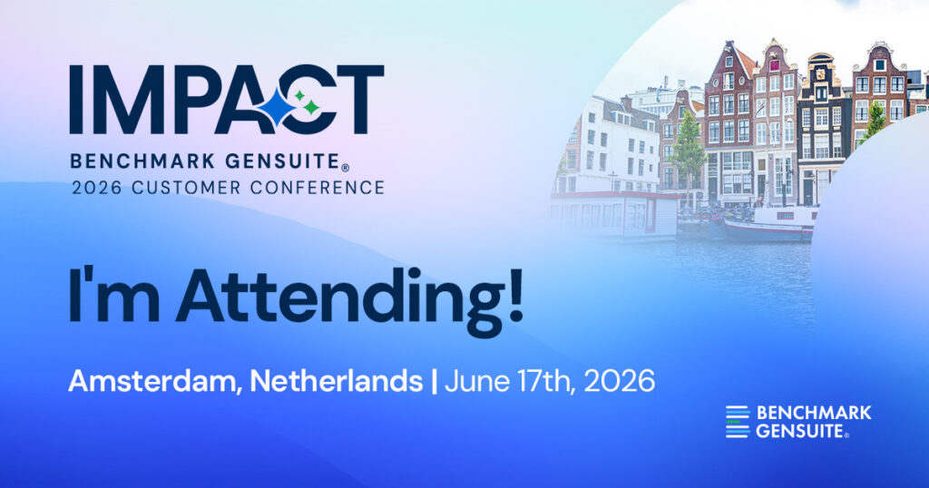 IMPACT Europe conference Benchmark Gensuite